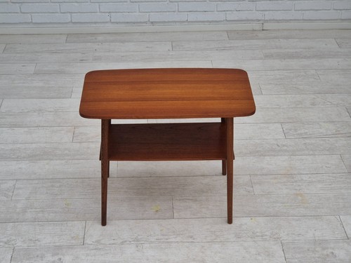 1960s, Danish side table, teak wood, original condition. - Picture 3 of 13
