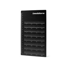 Lighthouse Plastic Stamp Perforation Gauge Double Sided Large Version 188x110mm
