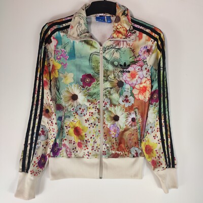 Adidas Originals Confete Floral Tracksuit Top Jacket Women's UK