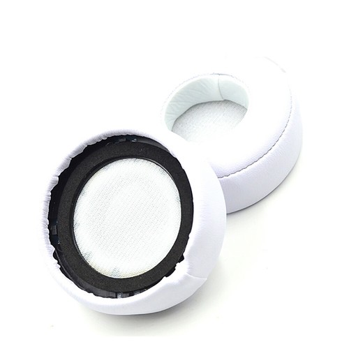 2Pcs White Ear Pads Cushion Cover For Beats Mixr Headphones Replace Accessories
