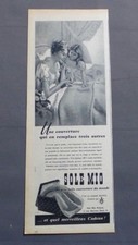 PUB PUBLICITE ANCIENNE ADVERT CLIPPING 311017/ COUVERTURE SOLE MIO PRODUIT MANTA