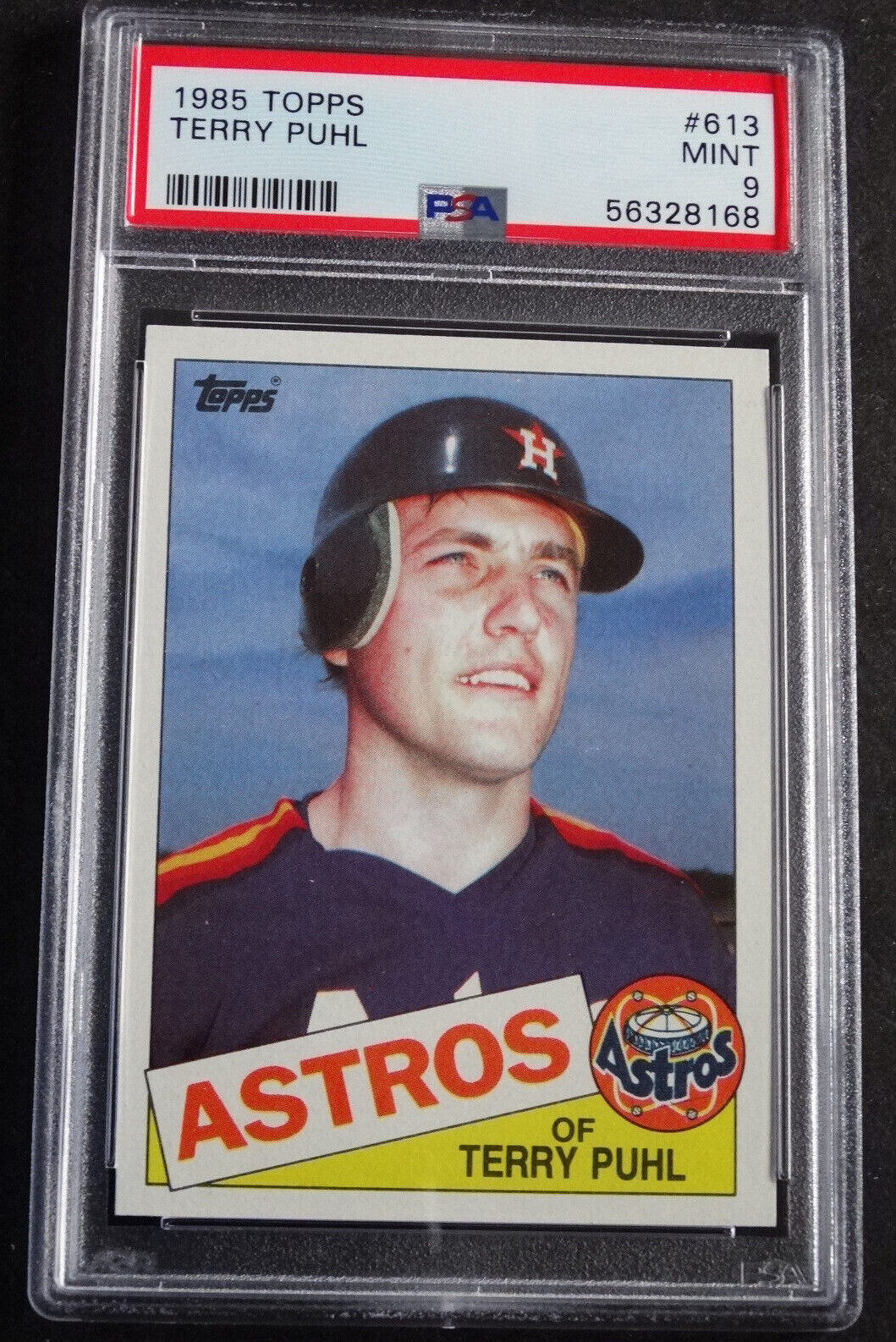 1985 Topps 613 Terry Puhl Houston Astros Baseball Card PSA 9 Mint eBay