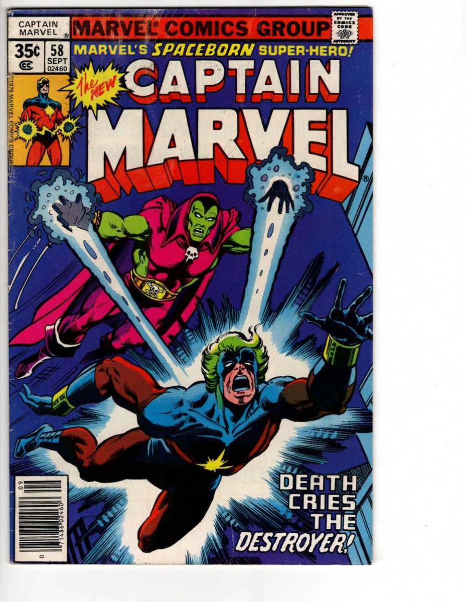 Marvel CAPTAIN MARVEL #58 Comic Book (1978) FN | eBay