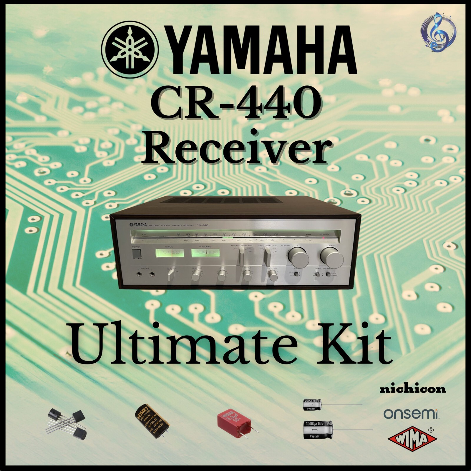 Yamaha CR-440 vintage audio equipment - eBay listing photo 4