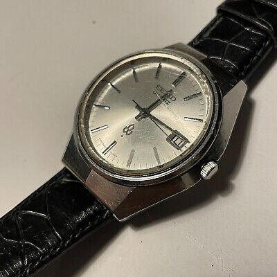 Seiko 3802-7020 Vintage Date Stainless Steel Silver Round Seiko 3802-7020 Vintage Date Stainless Steel Silver Round