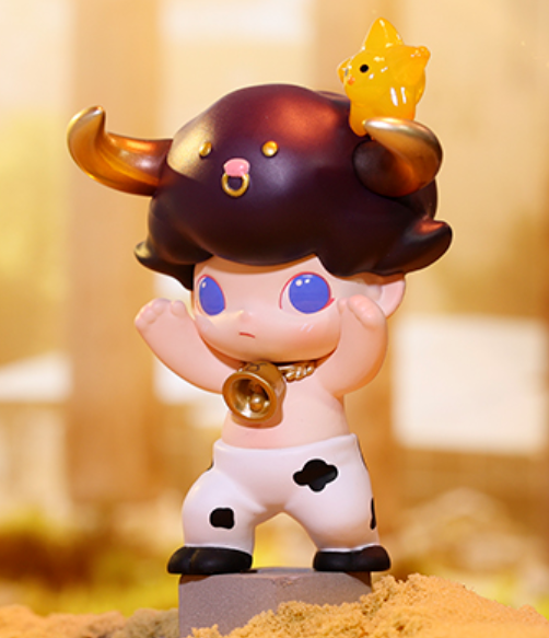 POP MART | DIMOO Zodiac series | Taurus mini art toy figurine designer PVC/ABS-image