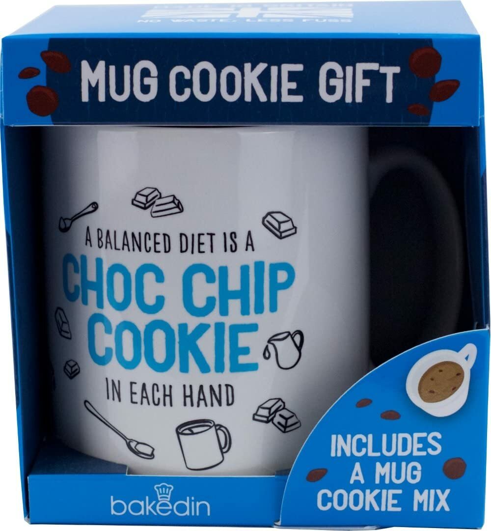 Bakedin Chocolate Cookie Mug Gift Set Includes Mug & Cookie Mix BB 03/