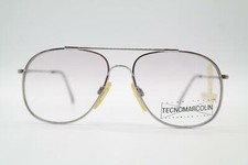 Vintage Marcolin 6060 Silver Oval Glasses Eyeglass Frame NOS
