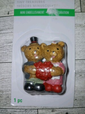 NEW Ashland Spring Tiny Treasures Valentine Love Bears  Miniature Figurine