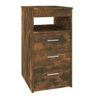 Sideboard Mit Schubladen RäUchereiche 40X50X76 Cm Holzwerkstoff