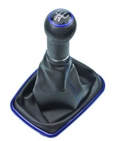 Schaltsack Schaltmanschette Schaltknauf FüR VW Golf 4 IV Bora Rahmen Blau 23Mm