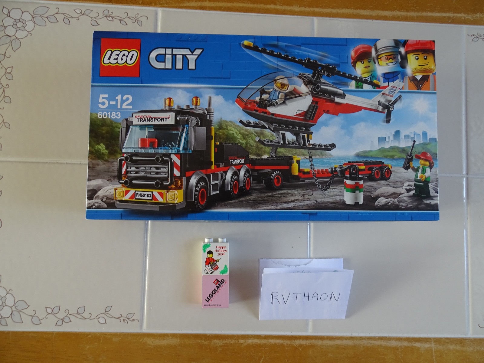 Lego City 60183 Coffret Camion Transport Lourd Idée Cadeau Idéale Anniversaire Garçon Fille