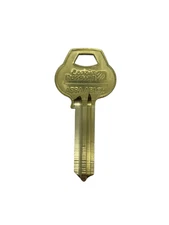 Corbin Russwin D2-6PIN-10 Single Section Standard Bow Key Blanks, Nickel Plated