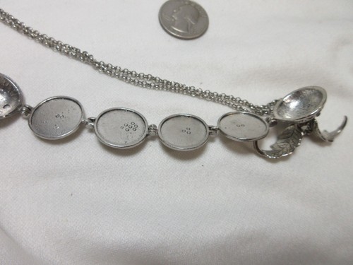 LOT OF LOCKETS VINTAGE TO NOW NECKLACE FLORAL HEART #92 - Picture 10 of 10