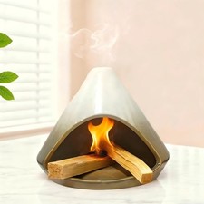 Palo Santo Holder Incense Burner, Ceramic Incense Olive Green Palo Santo Holder