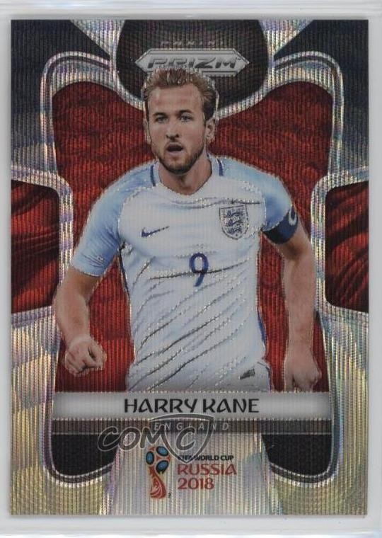 2018 Panini Prizm World Cup Black & Gold Wave Prizm Harry Kane #62 0pa4