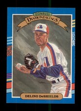 1991 DONRUSS DIAMOND KINGS #11 DELINO DESHIELDS MONTREAL EXPOS
