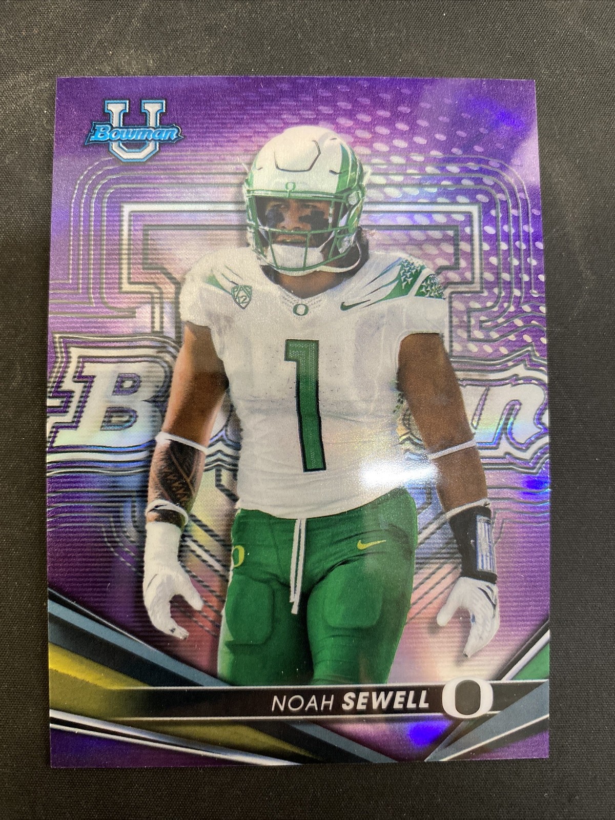 Noah Sewell 2022 Bowmans Best University #7 Purple Refractor /250 RC FREE SHIP!