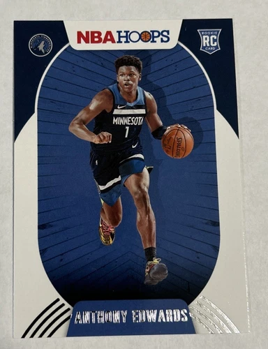 2020-21 Panini Hoops Anthony Edwards RC Rookie #216 Timberwolves