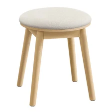 SONGMICS HOME BOHOVEN Collection - Vanity Stool, Upholstered Makeup Stool,