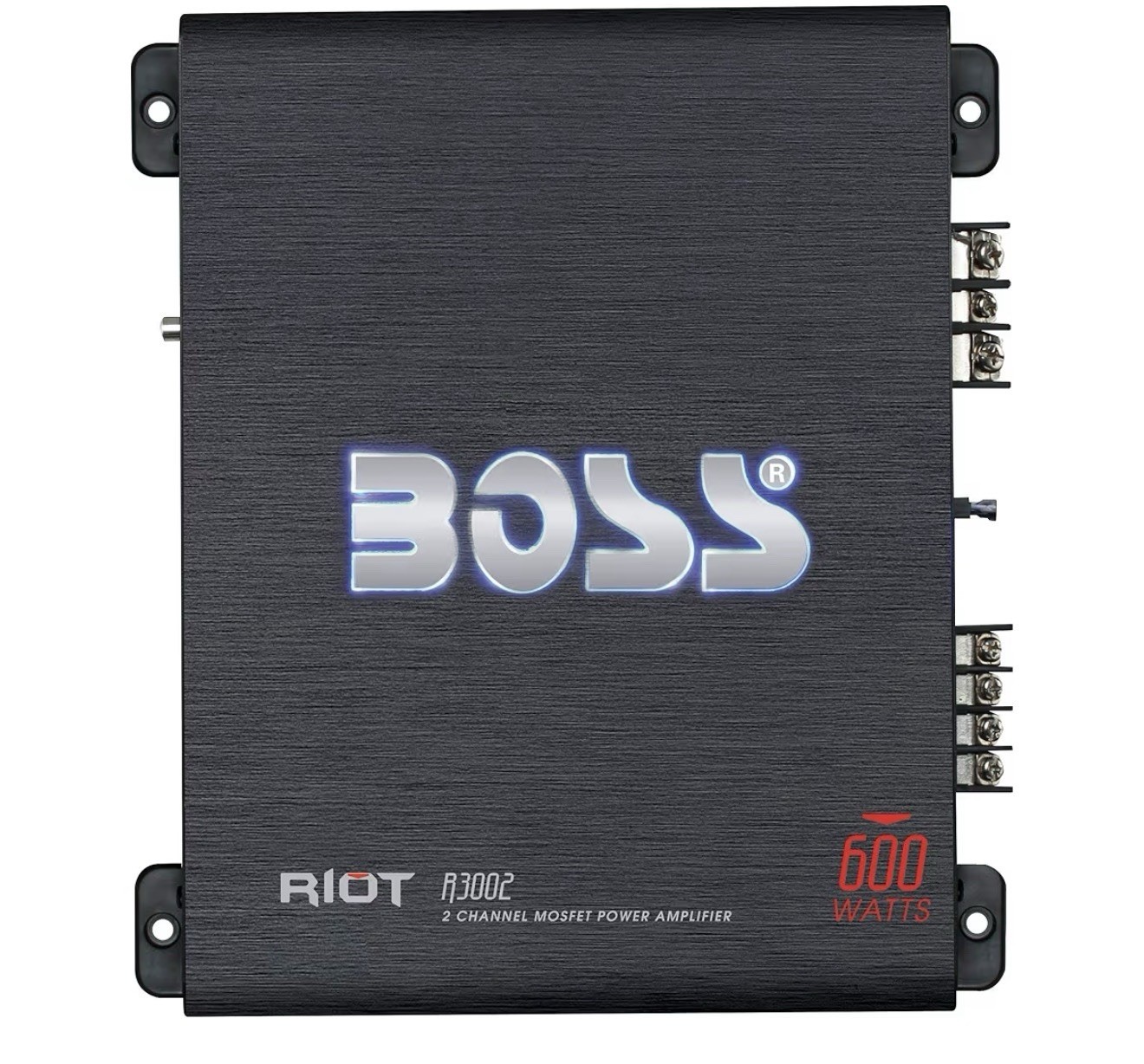 Boss Riot Audio Systems R3002  2-Channel Car Amp 600 Watts High Output*UNIT ONLY