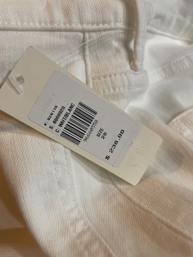 MOTHER Women’s Patch Pocket Undercover Sneak Jeans size 28 NWT White - Picture 13 of 14