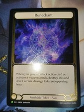 Flesh and Blood Runechant CF Card Game Card Collectible Used