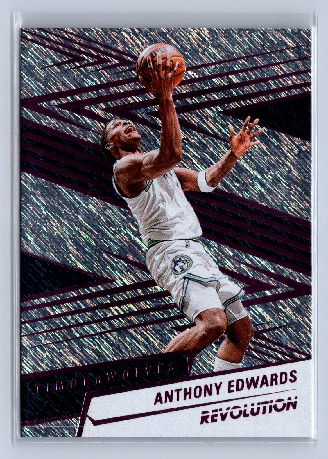 2024-25 Panini Revolution Storm Anthony Edwards Storm Pink /20 #40