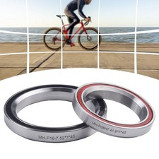 Beaings Upper And Lower Bearings 1.1/8 Bicycle Components Silver Steel Headset