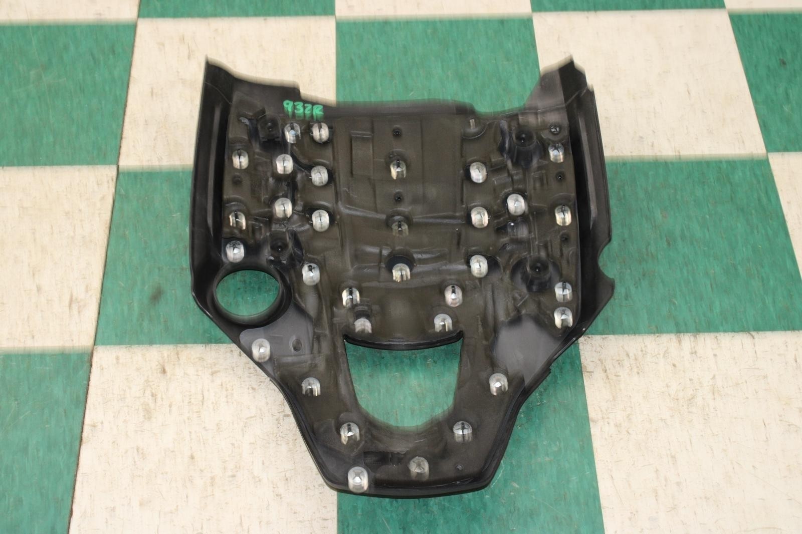 14-17 Ghibli 3.0L V6 Black Plastic Silver Appearance Engine Bay Cover Panel OEM