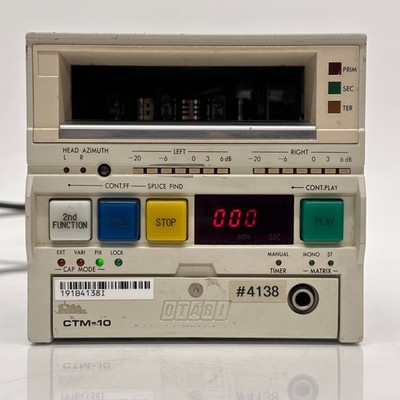 Vintage Otari CTM-10 Broadcast Cart Machine Tape Player