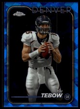 2024 Topps Chrome 1986 Topps X-Fractor Tim Tebow #66 Denver Broncos