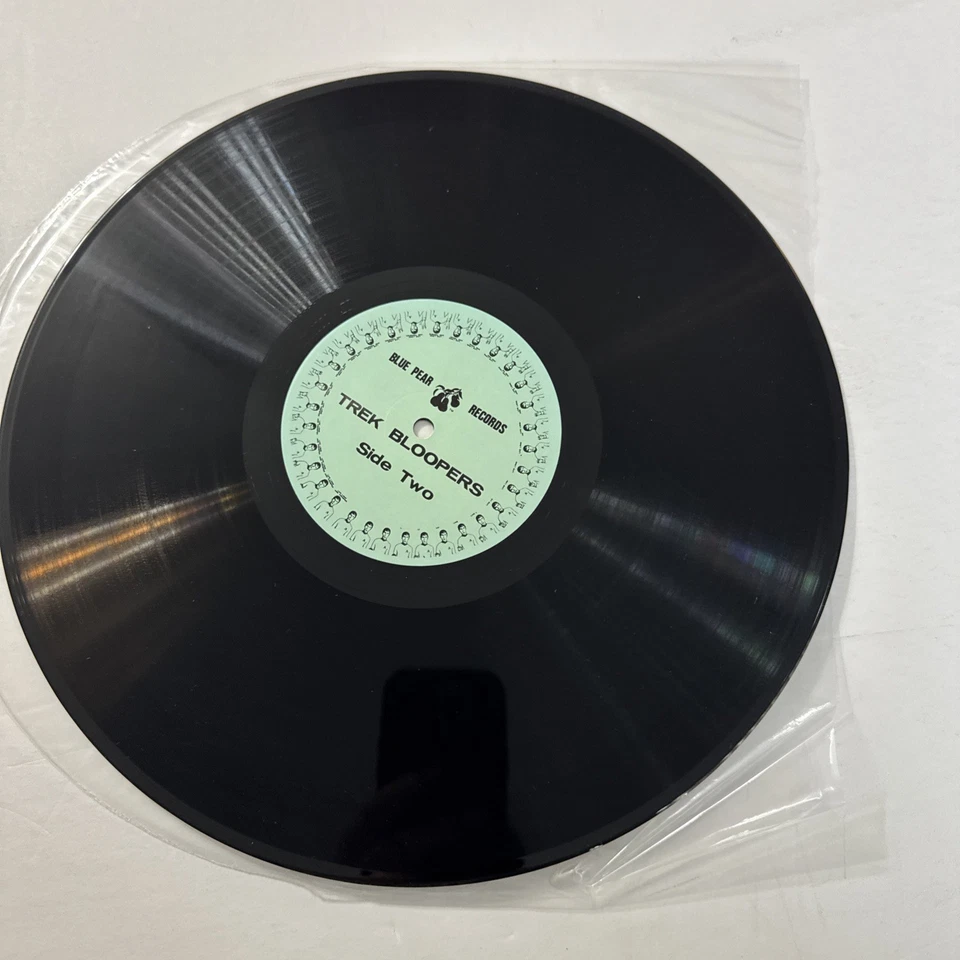 Nimoy/Shatner/Others-Trek Bloopers Vinyl LP Blue Pear 3rd season TV outtakes - Image 3 of 4