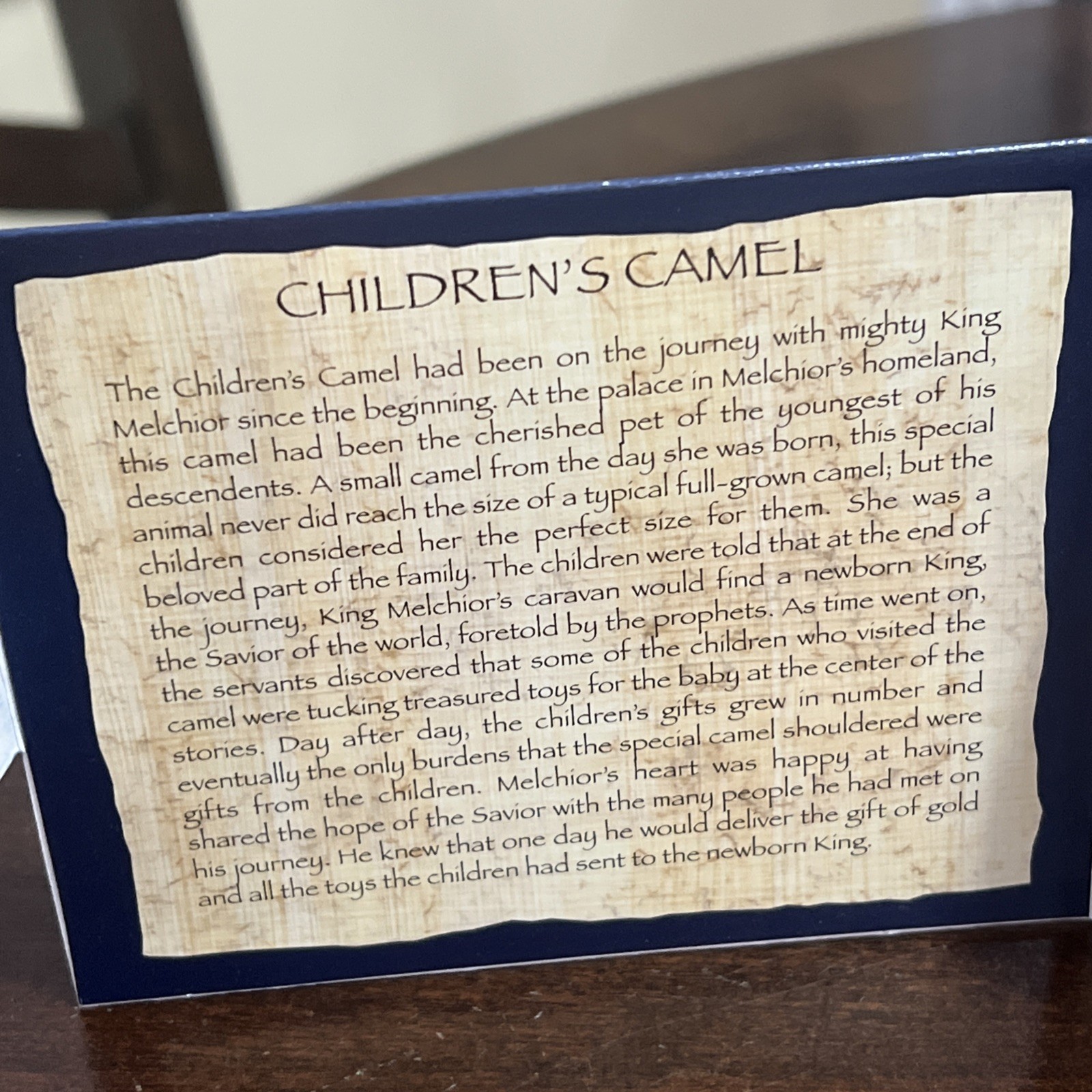 Fontanini Roman Children's Camel 54032 in Box