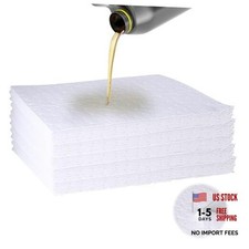 Oil Absorbent Pads - High Absorbency Microfiber Polypropylene Absorbing Pads,