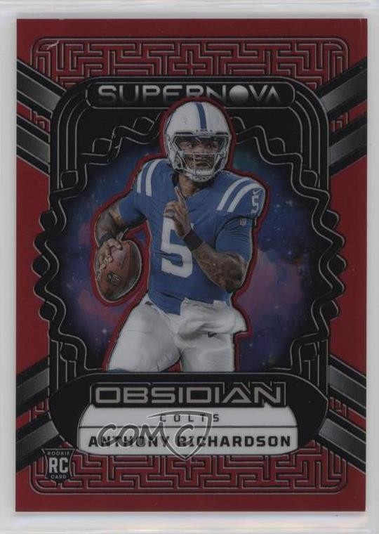 2023 Obsidian Supernova Asia Red Flood Electric Etch Anthony Richardson #1 16wc