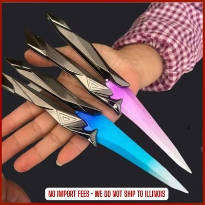 Valorant Butterfly Knife Toy Foldable Plastic Cosplay Prop Gaming Collectible