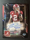 2025 Bowman Chrome University Sapphire Football Black Zabien Brown #BCA-ZB