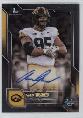 2025 Bowman U Chrome Prospect Aaron Graves #BCA-AG Auto 1l53