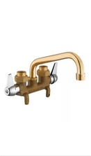 2-Handle Laundry Faucet in Rough Brass
