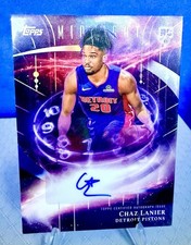 2025-26 Topps Midnight - Stroke of Midnight Autographs Rookies Chaz Lanier...
