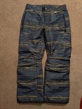 Boulder Gear Snow Pants Size L - Blue, Beige, Yellow only slightly used 