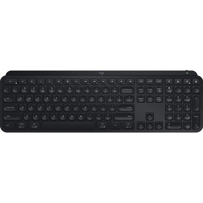 Logitech Core MX Keys S Wireless Keyboard in Black - 920-011406