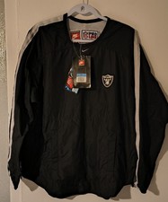 Oakland Raiders Vintage 90s On Field Windbreaker Jacket New With Tags Size M