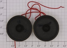 Lionel 18216-536 16 Ohm 0.2 Watt 2" Speakers with Leads Set of 2