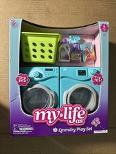 NEW  My Life As Laundry Play Set Real Sounds  Agitating Washer/Dryer