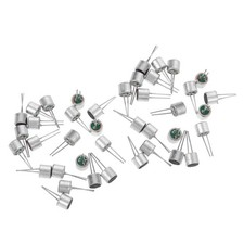 100pcs 6x5mm Electret Microphone Pickup - Copper Electret Condenser Mic with 2