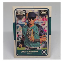 Onyx 2025 Vintage Extended Colt Emerson #OVCOEM Seattle Mariners Baseball Card
