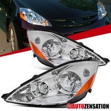 Fit 2006-2010 Toyota Sienna Halogen Headlights Lamps Assembly Leftright 06-10 Fit 2006-2010 Toyota Sienna Halogen Headlights Lamps Assembly Leftright 06-10