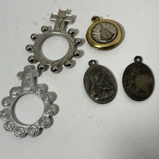 Vintage Catholic Devotional Items Lot of 5 Religious Collectibles